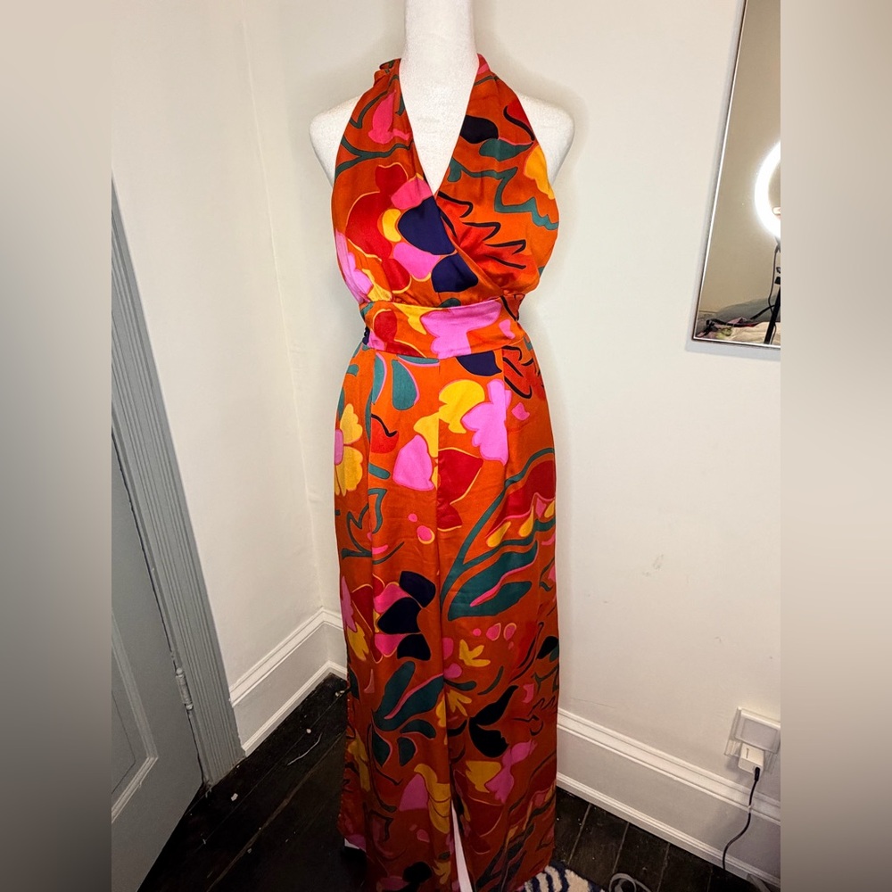 Sugarlips Multicolor Halter Jumpsuit - Picture 3 of 11